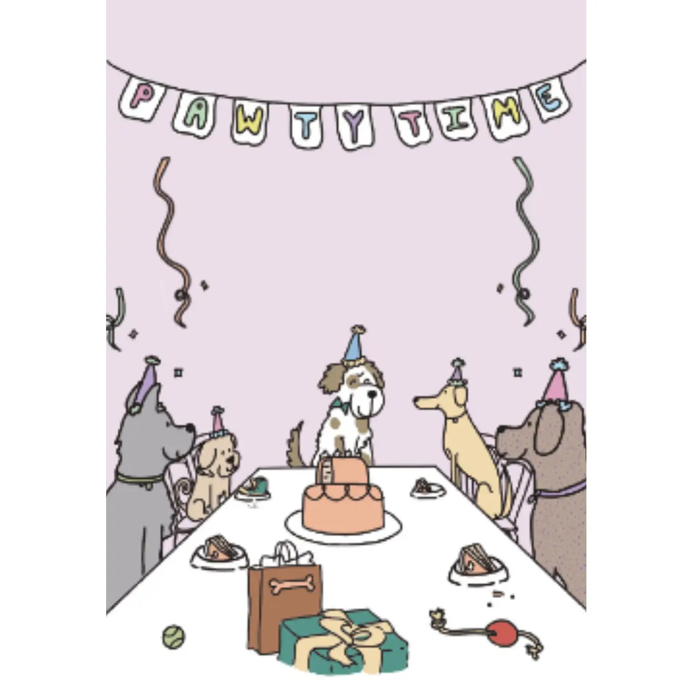 Eetbare verjaardagskaart - Pawty