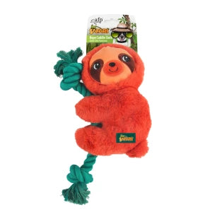 Luiaard touw knuffel speeltje