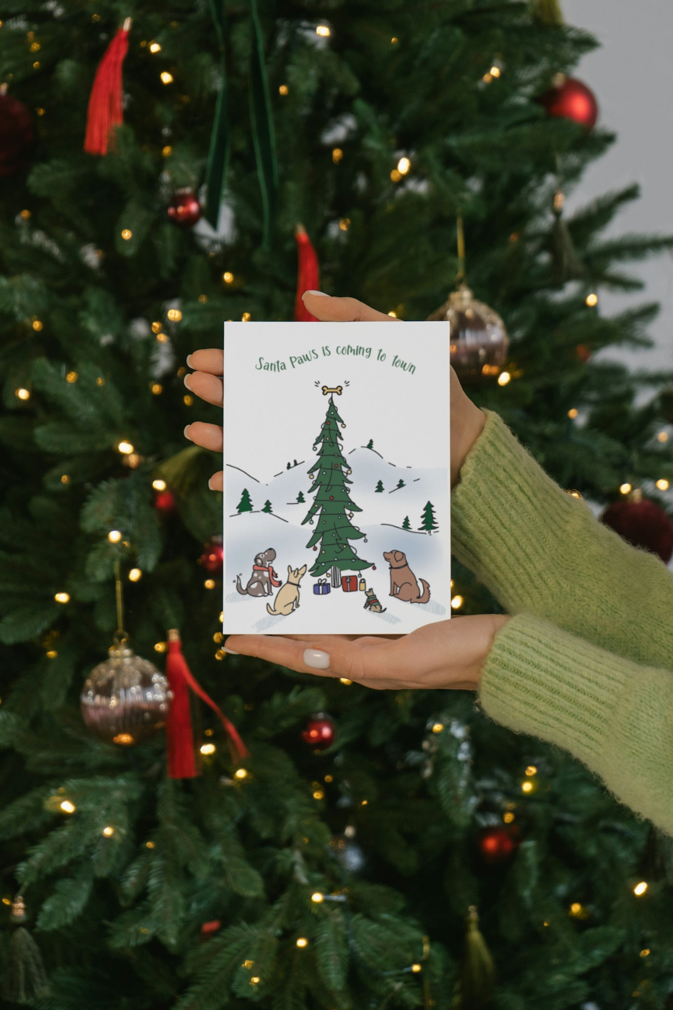 Eetbare kerstkaart - SALE