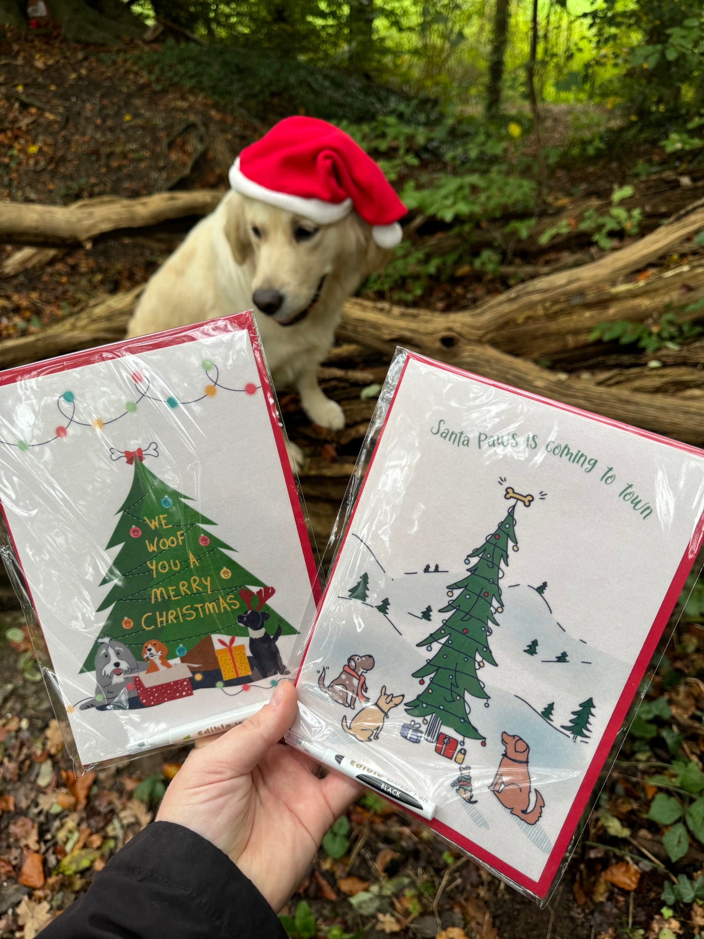 Eetbare kerstkaart - SALE