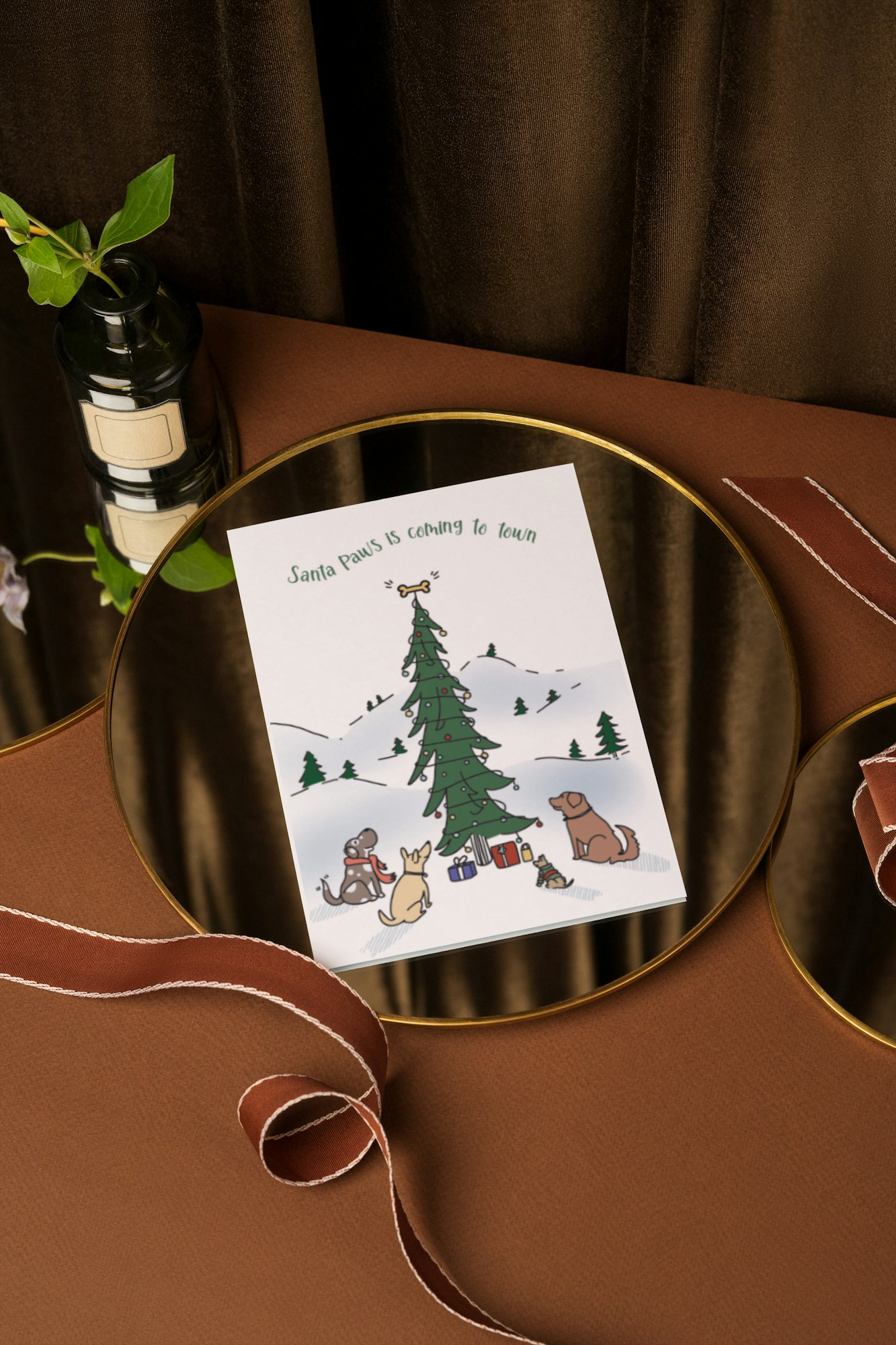Eetbare kerstkaart - SALE