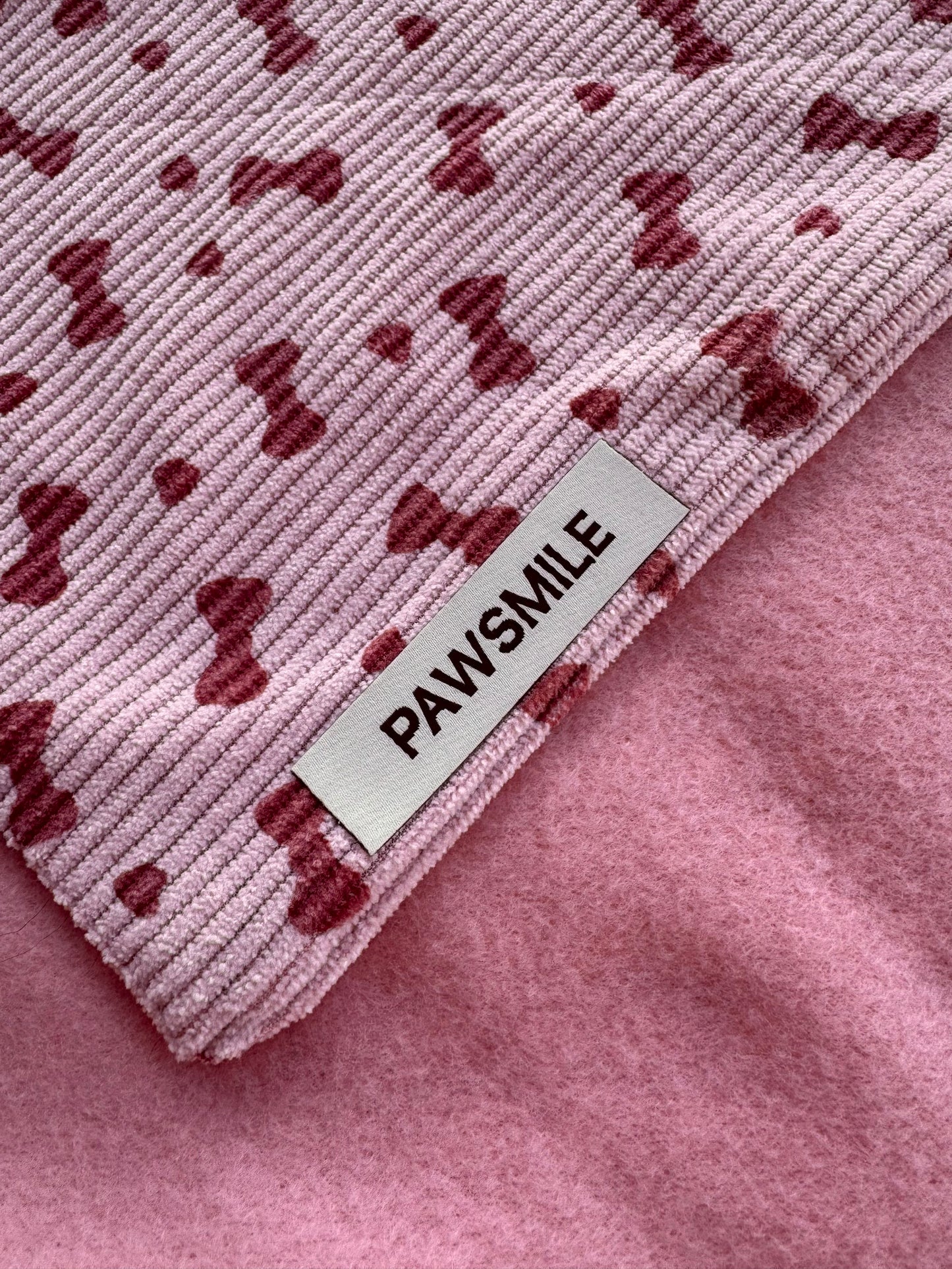 Coquette Paws – Roze Ribbel Bandana met Strikjes