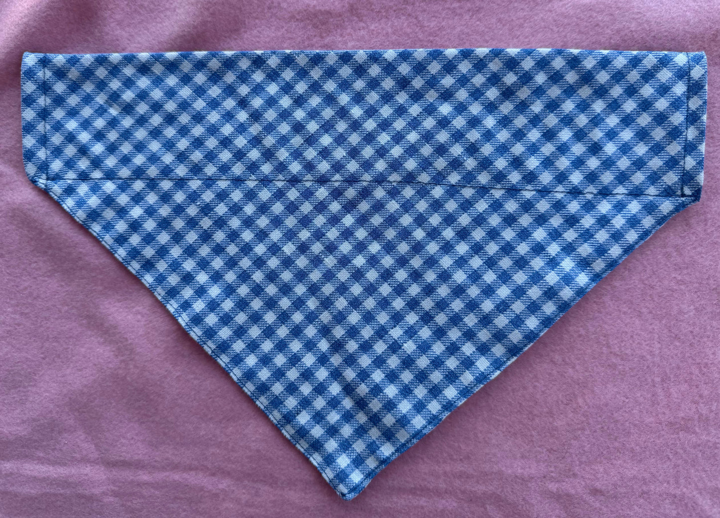 Blueberry Picnic – Blauwe Geruite Bandana