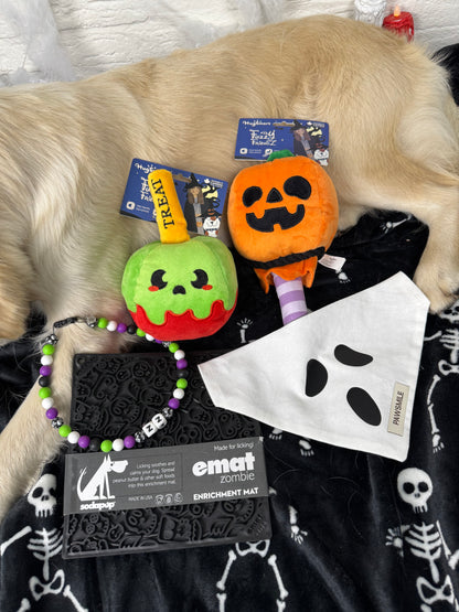 Pumpkin lollipop dog toy - Howloween