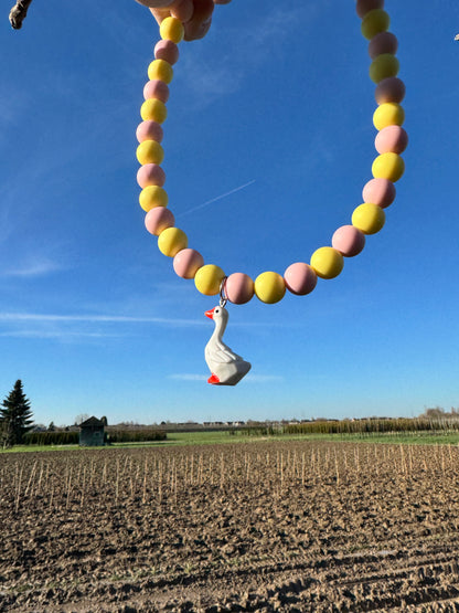 Pastel Goose - waterdichte hondenketting