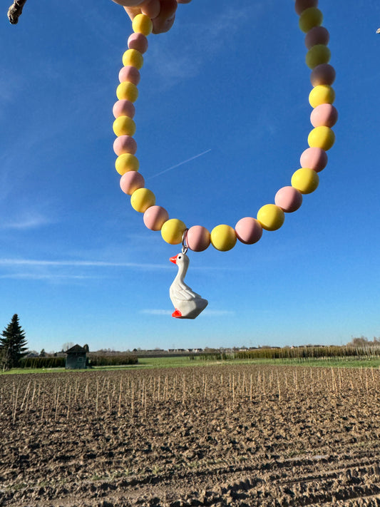 Pastel Goose - waterdichte hondenketting