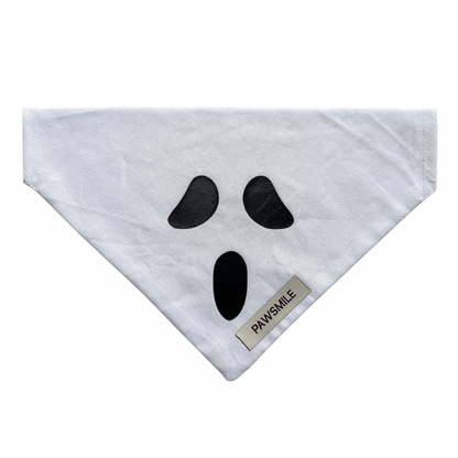 Spooky Paws – Halloween Bandana met Ghost Face