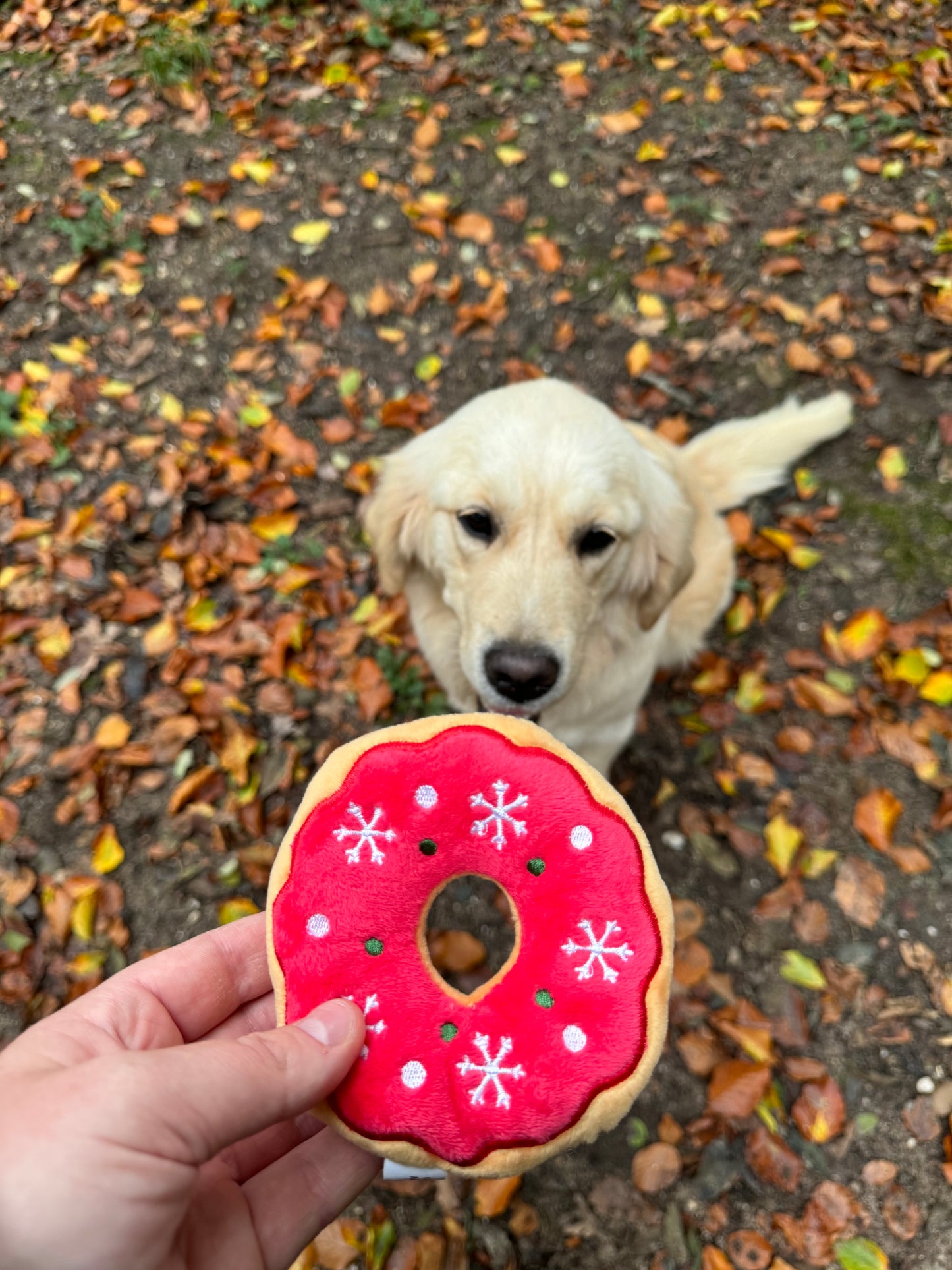 Rode Donut Kerstspeeltje