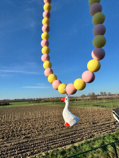 Pastel Goose - waterdichte hondenketting