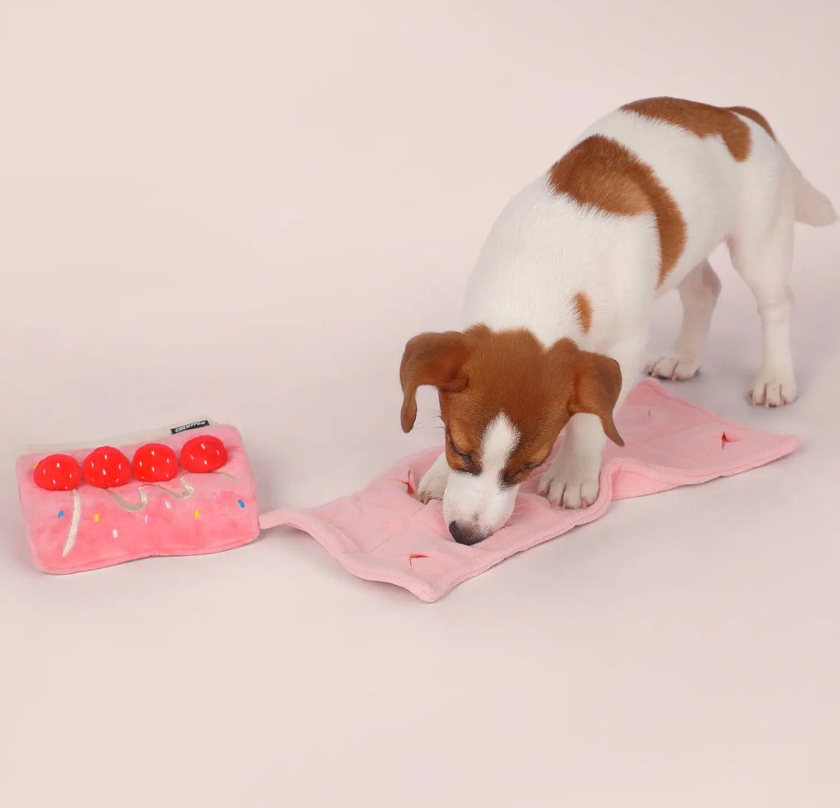 CHEWFFON Aardbeienrolcake Hond Puzzel Speelgoed