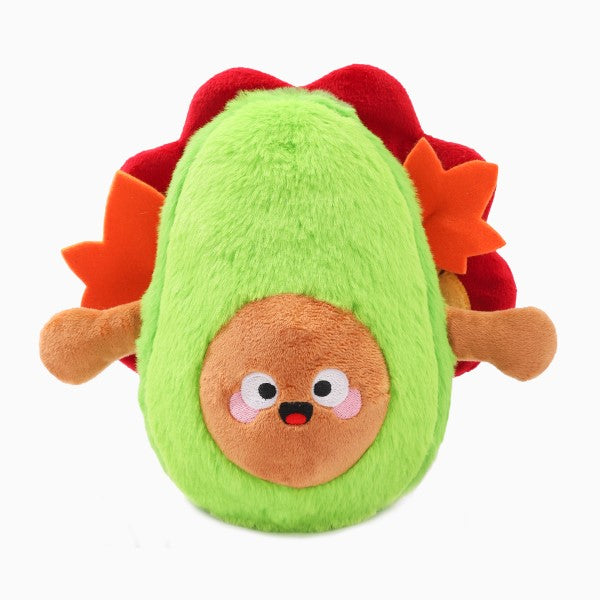 Kalkoen Avocado knuffel - hondenspeeltje