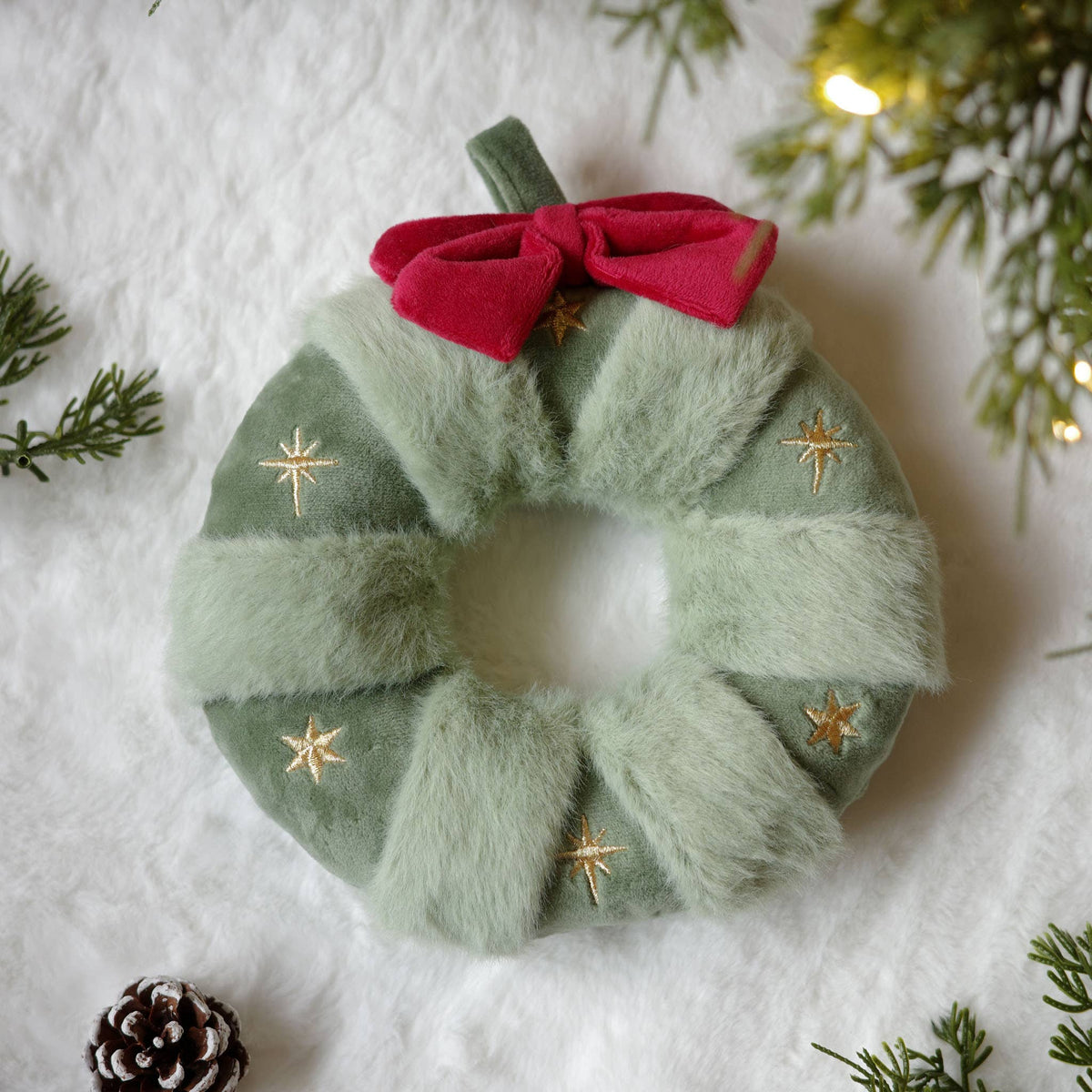 Feestelijke kerstkrans neuswerk-speelgoed