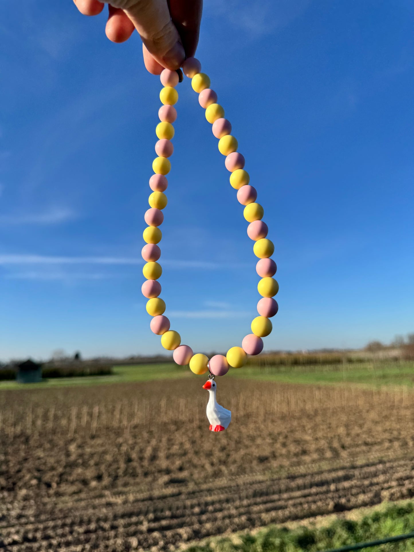 Pastel Goose - waterdichte hondenketting