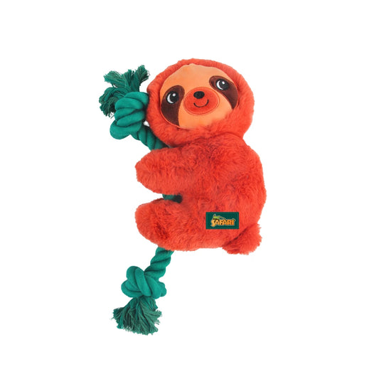 Luiaard touw knuffel speeltje
