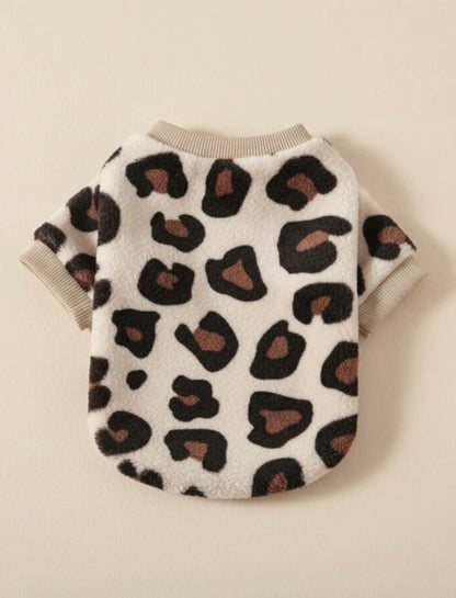 Pantertrui beige bruin