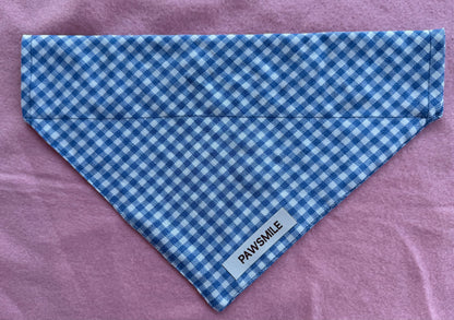 Blueberry Picnic – Blauwe Geruite Bandana
