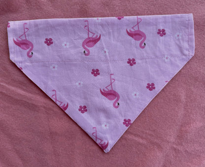 Paradise Pups – Roze Bandana met Flamingo's