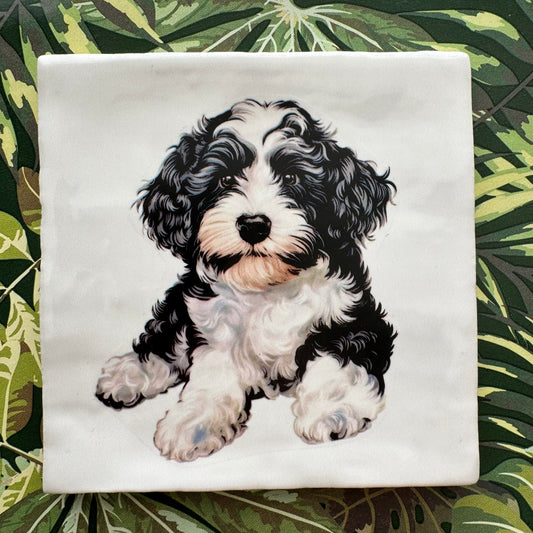 Bernedoodle pup Tegeltje – Cadeau voor Dog Parents