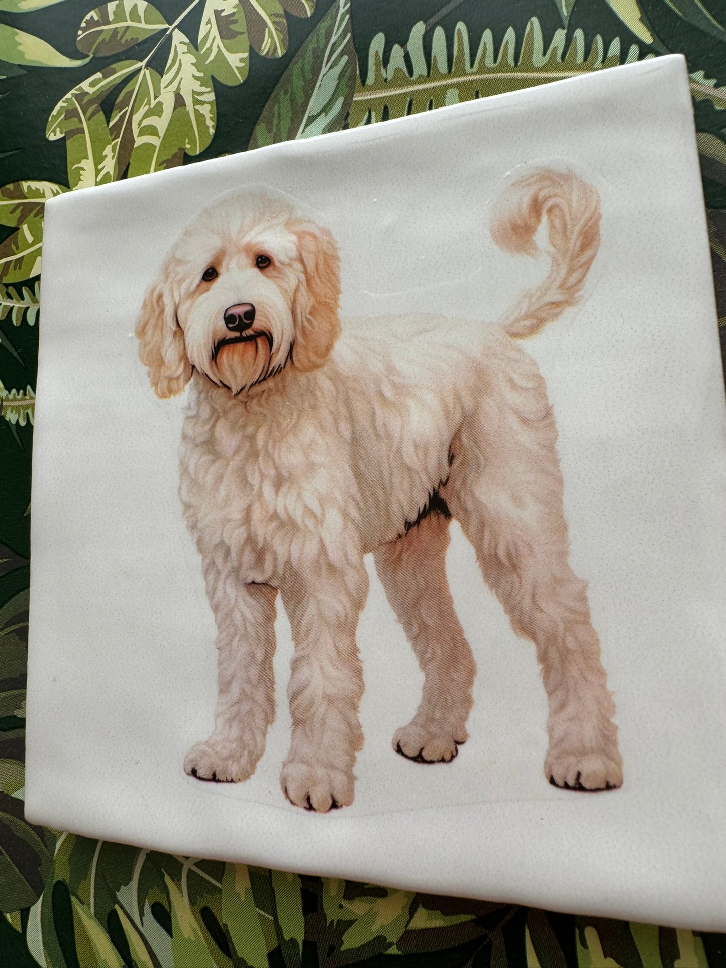 Bernedoodle pup zwart Tegeltje – Cadeau voor Dog Parents