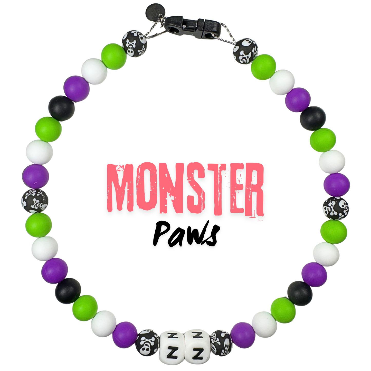 Monster Paws - Halloween waterdichte hondenketting