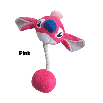 Stitch en Angel hondenspeeltje roze of blauw - SALE