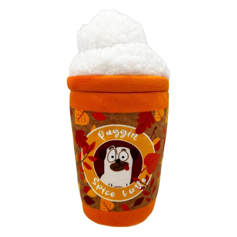 Puggin spice latte hondenspeeltje