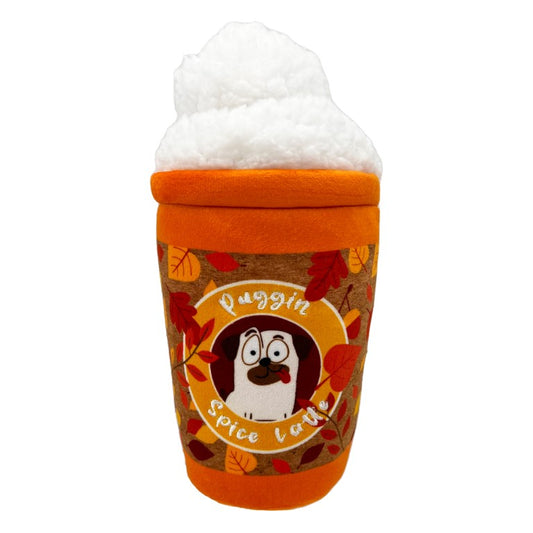 Puggin spice latte hondenspeeltje