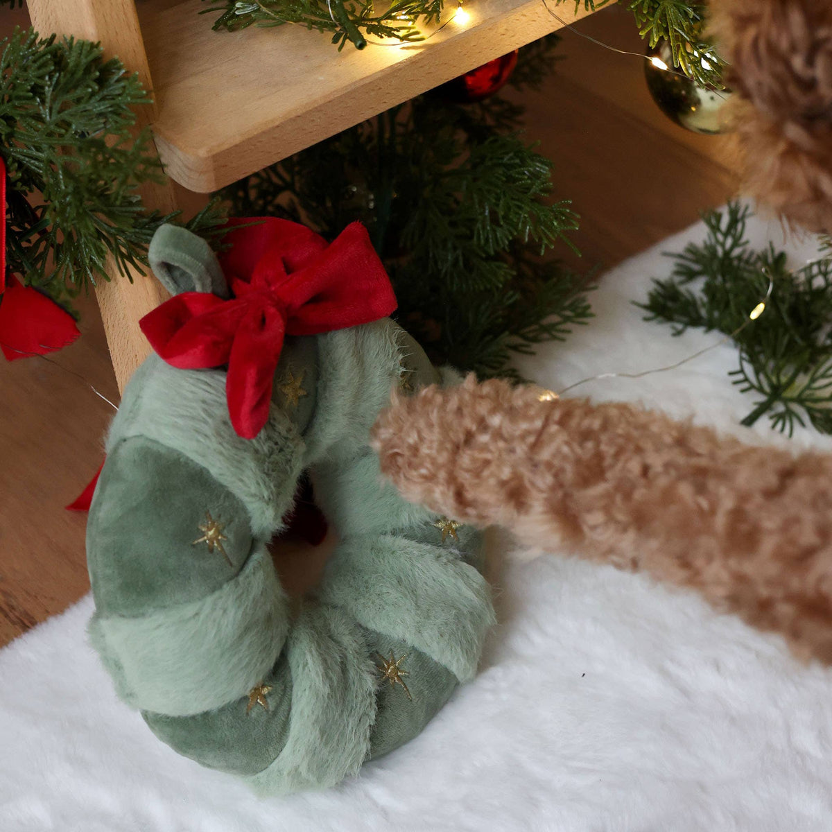 Feestelijke kerstkrans neuswerk-speelgoed
