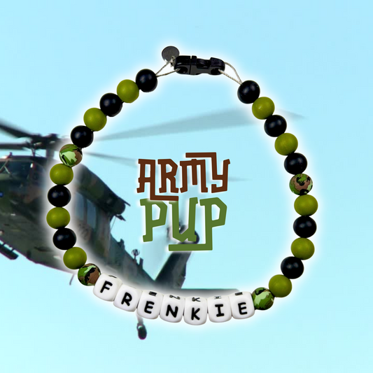 Army Pup- Stoere, Waterdichte hondenketting