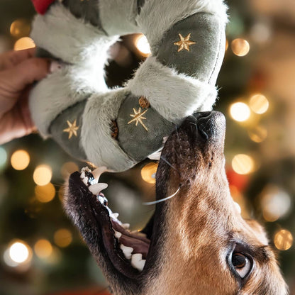 Feestelijke kerstkrans neuswerk-speelgoed