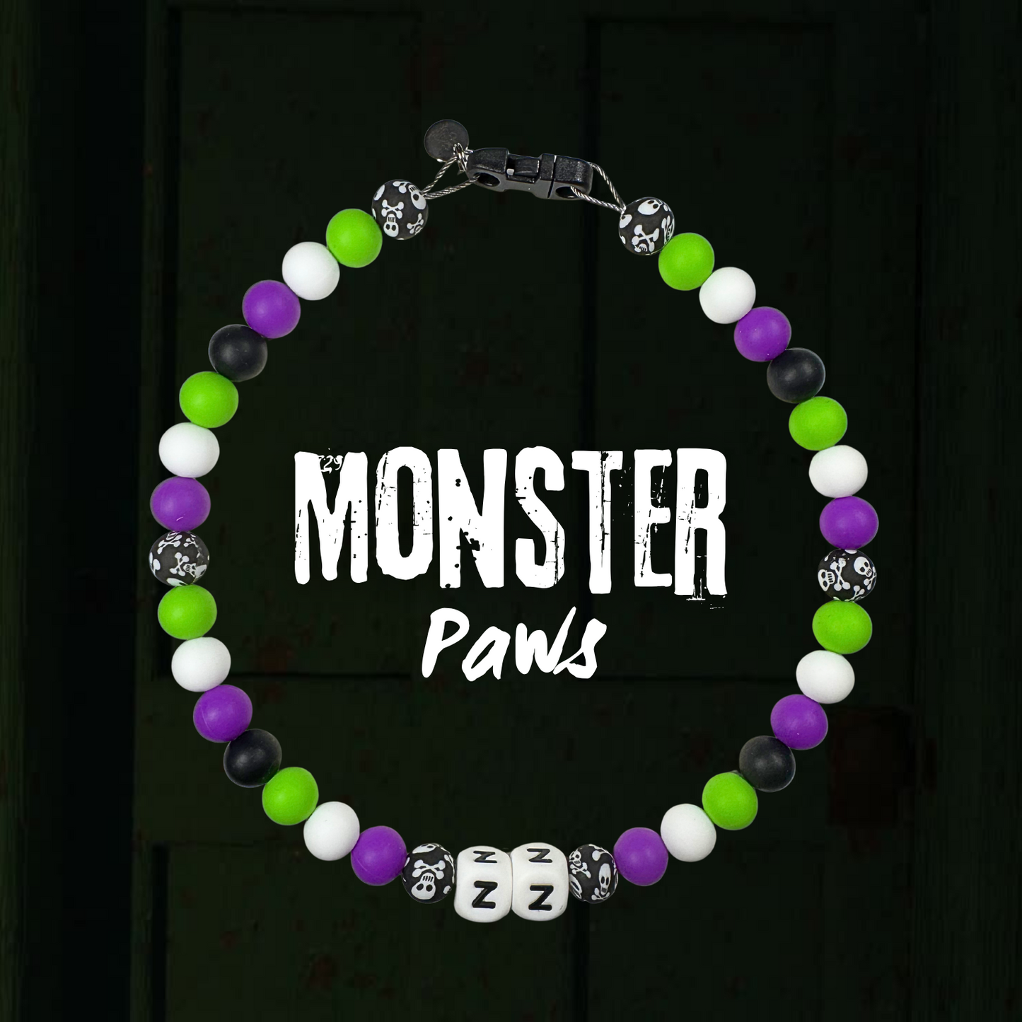 Monster Paws - Halloween waterdichte hondenketting