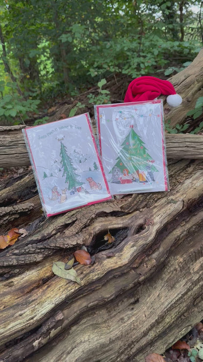 Eetbare kerstkaart - We woof you a merry Christmas - SALE