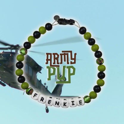 Army Pup- Stoere, Waterdichte hondenketting